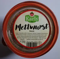 Mettwurst gekocht