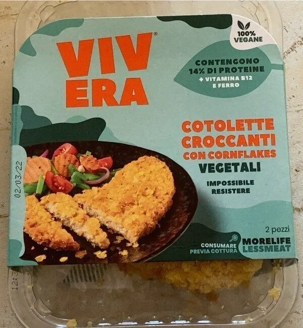 Cotolette croccanti con cornflakes vegetali