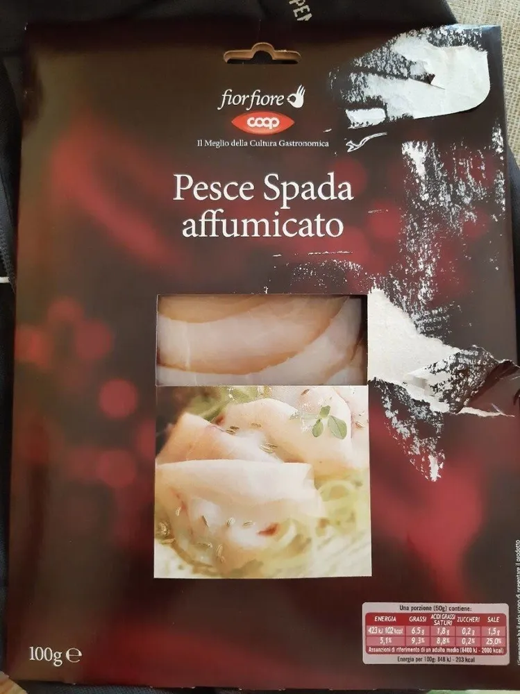 Pesce spada affumicato