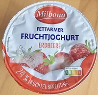 Fettarmer Fruchtjoghurt Erdbeere