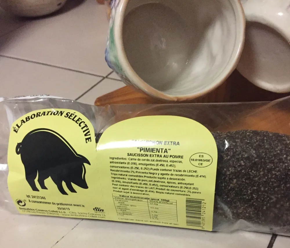 Saucisson extra au poivre