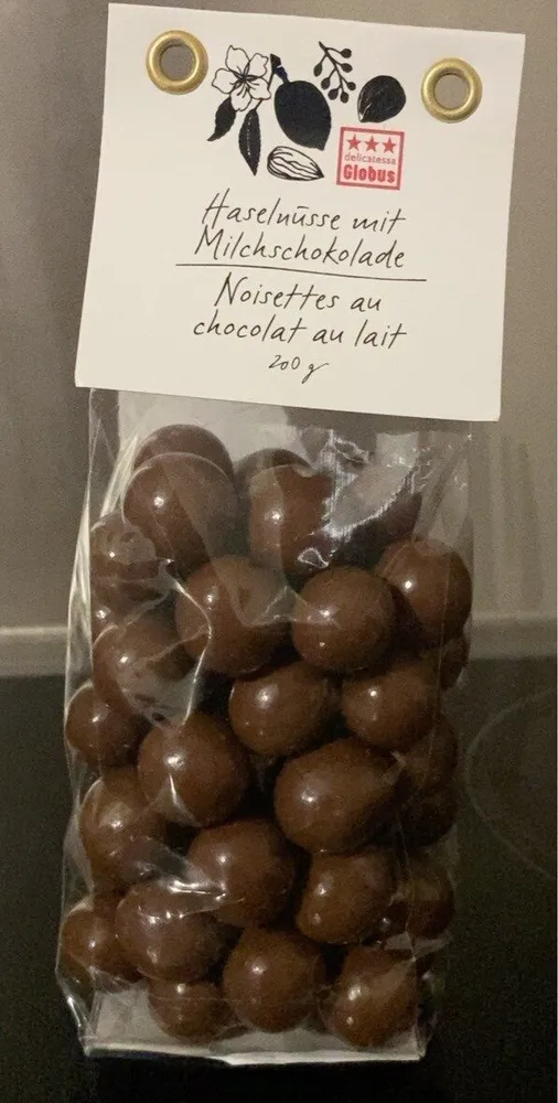 Noisettes au chocolat au lait