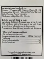 Grissine au maïs