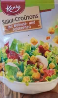 Salat-Croûton mit Walnuss/Sojakernen