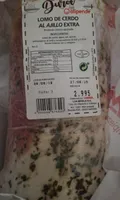 Lomo de cerdo al ajillo extra