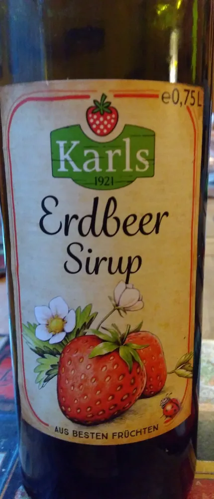 Erdbeersirup