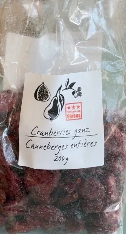 Canneberges entières