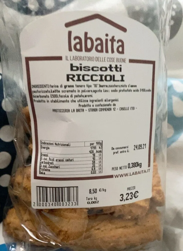 Biscotti riccioli