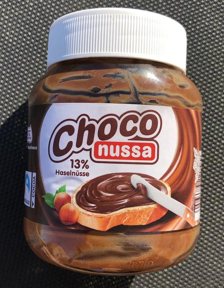 13% Haselnüsse