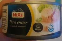 NIXE Tuna Filet in sunflower oil 185g