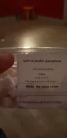 Noix de coco cube