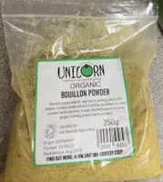 Organic bouillon powder