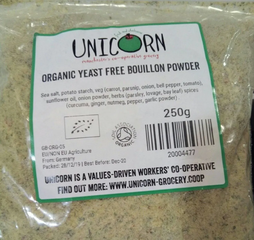 Organic Yeast Free Bouillon Powder