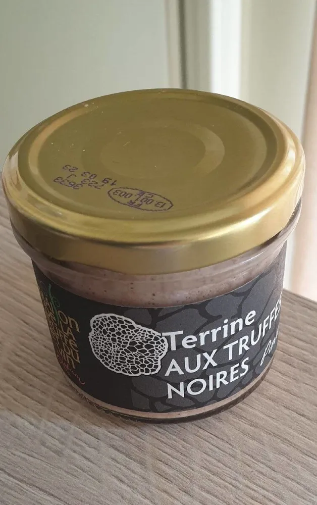 Terrines au truffes noires