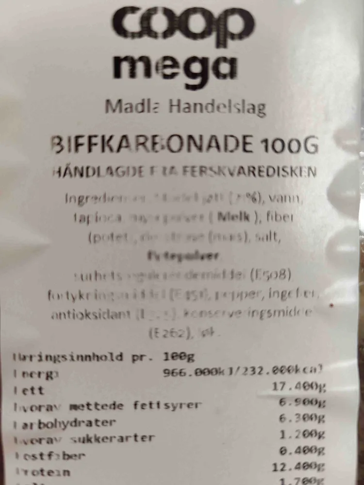 Biffkarbonade