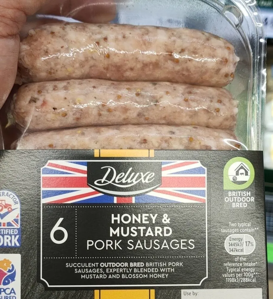 Honey & Mustard Pork Sausages