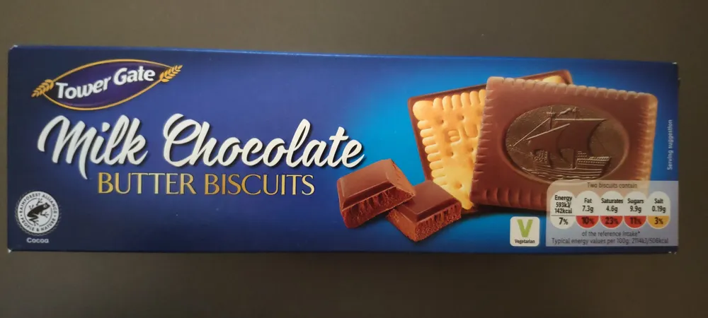 Milk Chocolate BUTTER BISCUITS