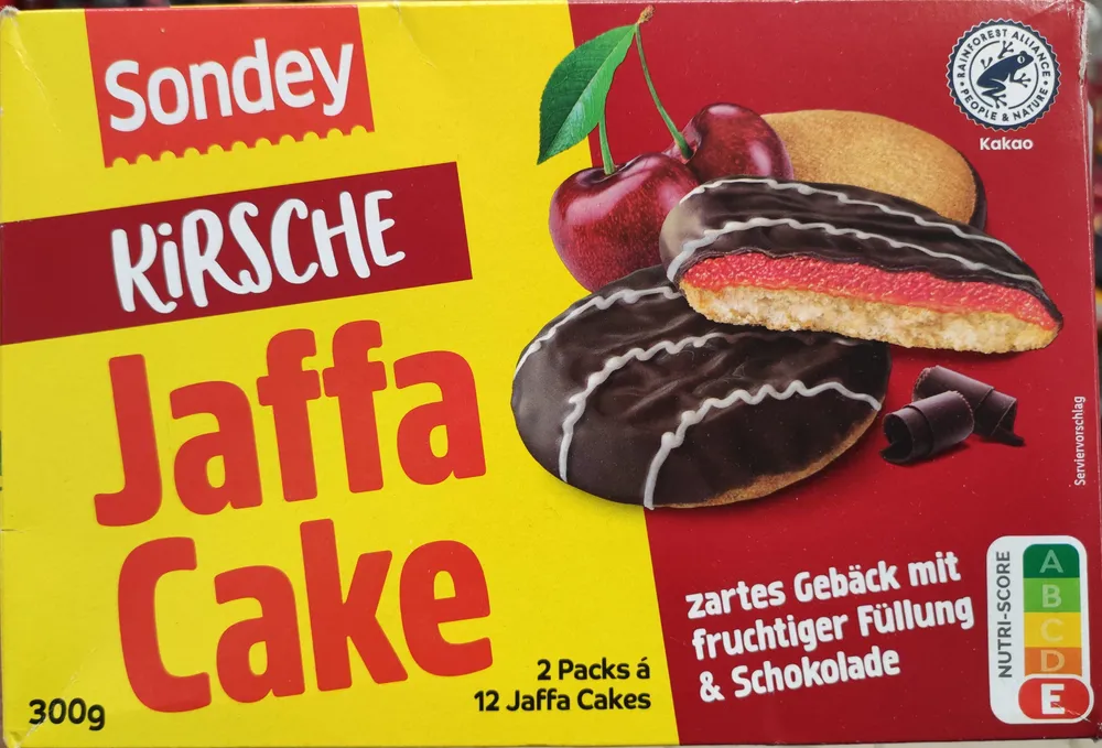 Kirsche Jaffa Cake