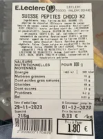 Suisses pepites choco