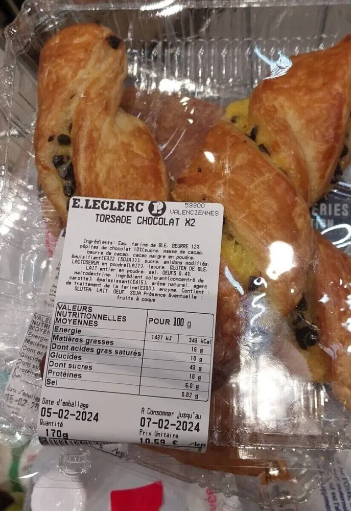Torsadé chocolat