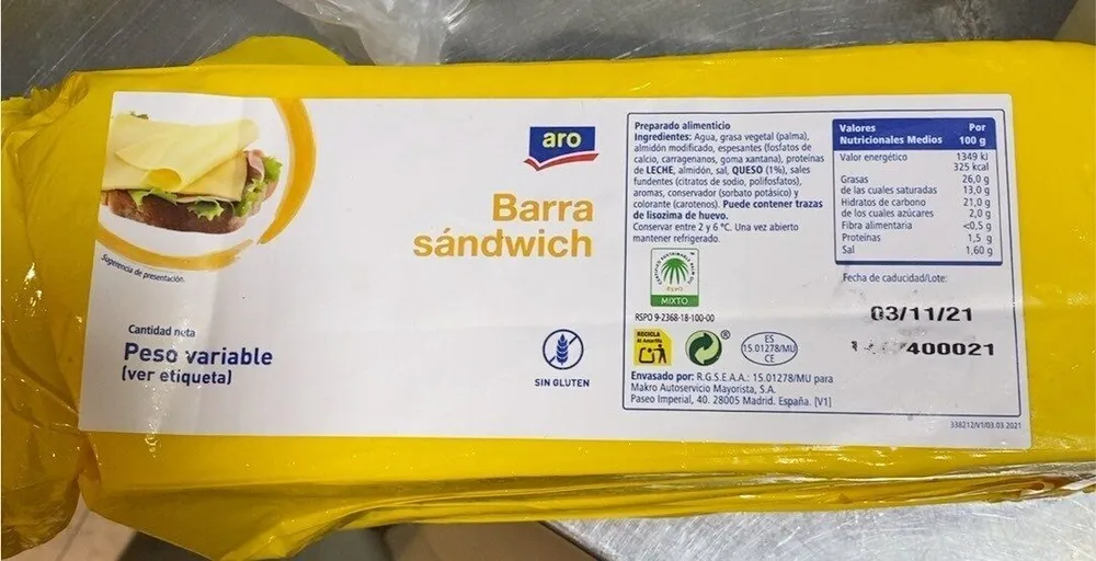 Barra sandwich