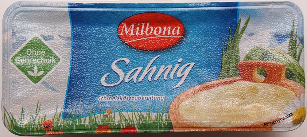 Schmelzkäsezubereitung Sahnig