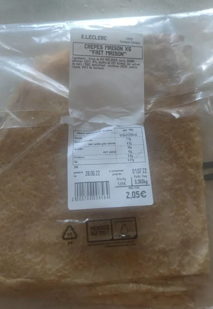 Crêpes maison