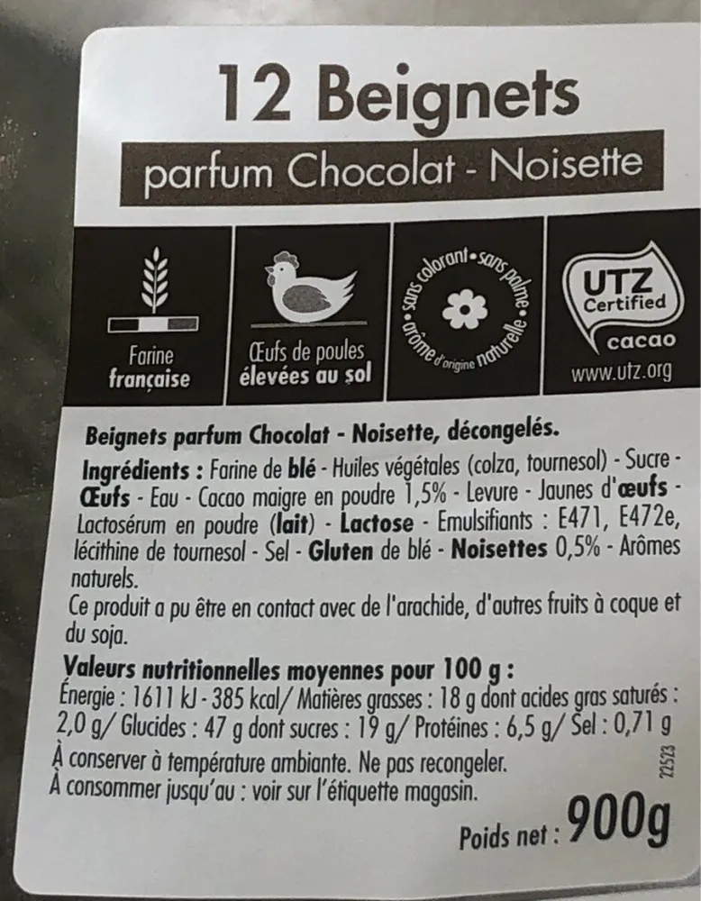 Beignets au chocolat