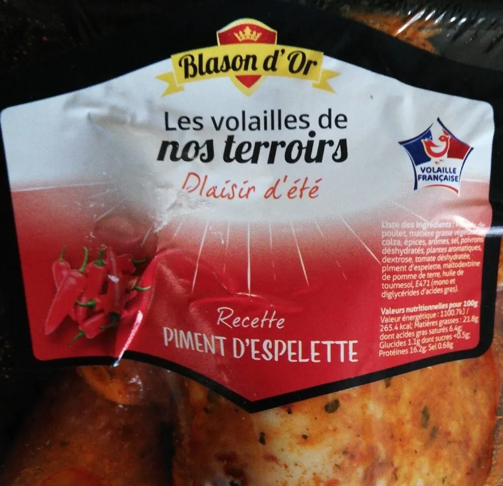 Cuisses piment d'espelette
