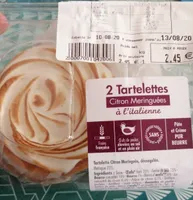 2 Tartelettes Citron Meringuées (Leclerc)