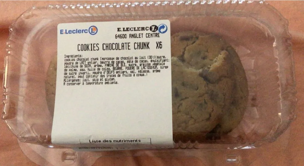 Cookies chocolate chunk