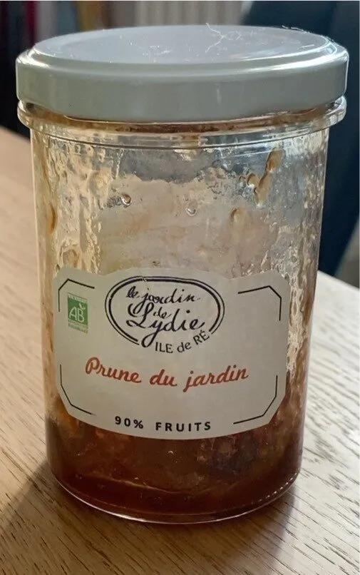 Confiture prune du jardin