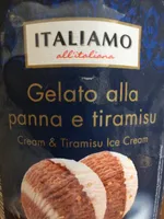 Crème Glacée Tiramisu Aux Brisures De Biscuits,Marque Gelatelli