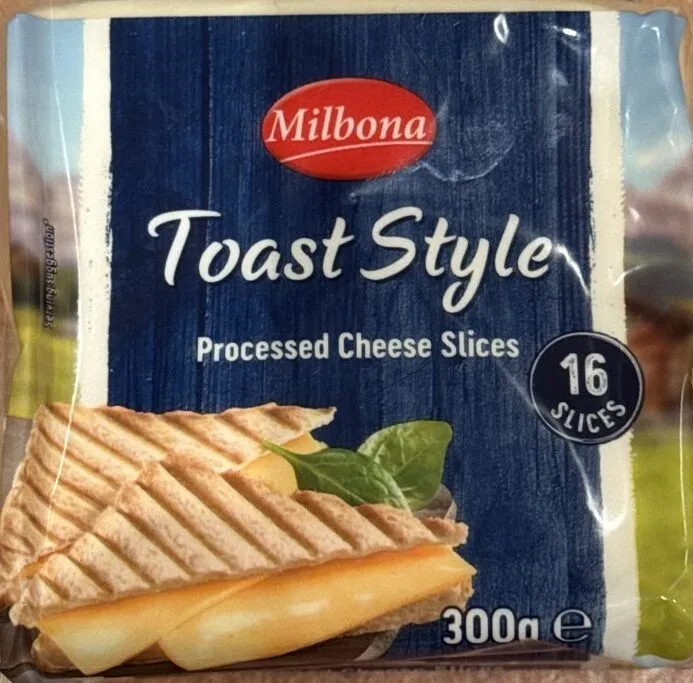Toast Style Processed Cheese Slices