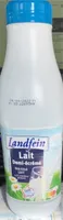 Lait demi écrème stérilisé UHT