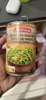 Petits pois et jeunes carottes