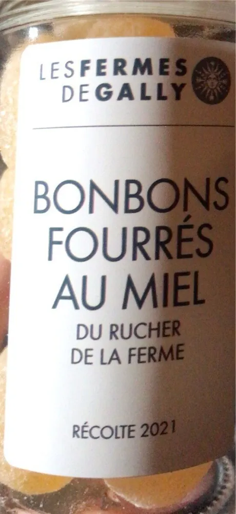 Bonbons fourres au miel
