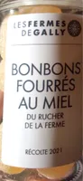 Bonbons fourres au miel