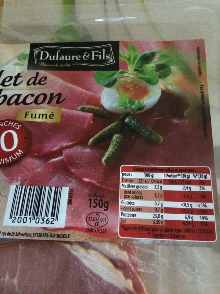 Bacon fumé