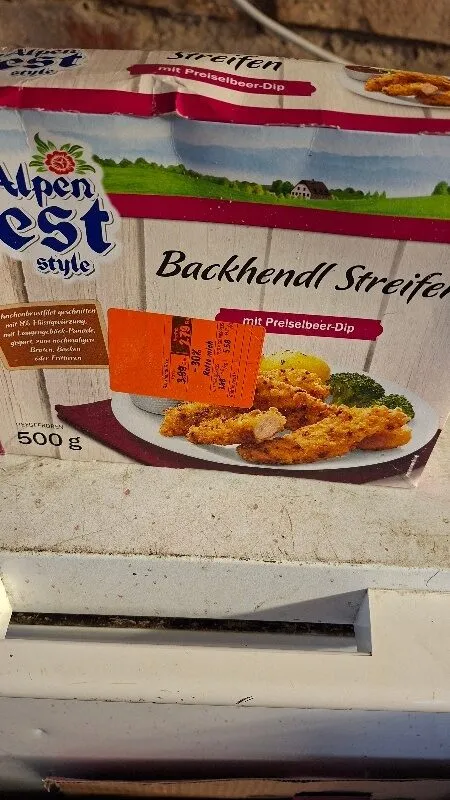 Backhendel Streifen