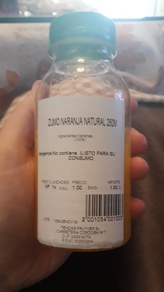 ZUMO DE NARANJA