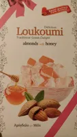 Loukoumi almonds with honey