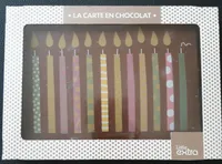 Carte choco bougies 100% MB UTZ
