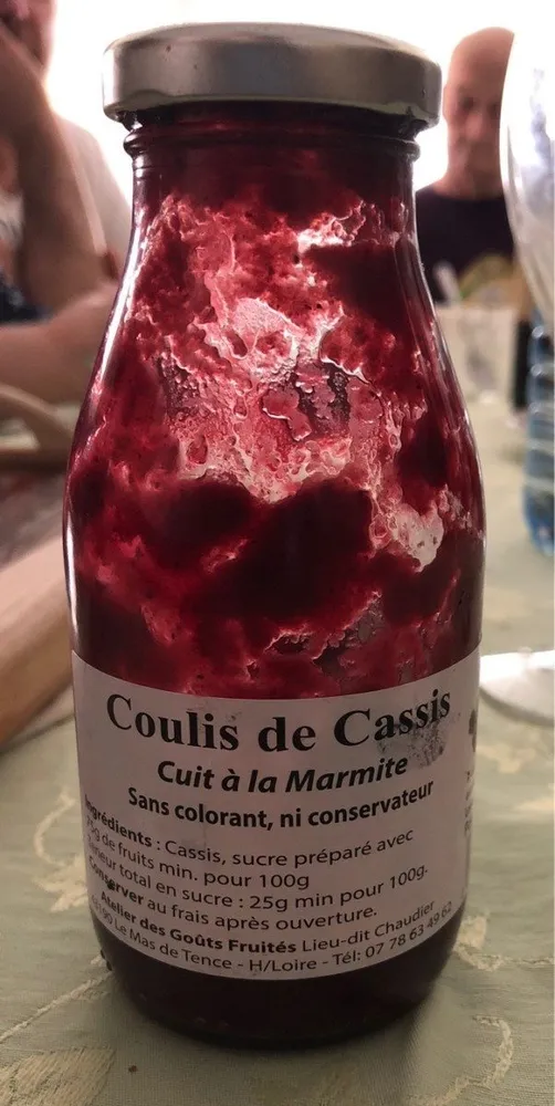 Coulis de cassis