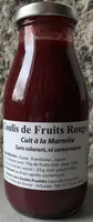 Coulis de fruits rouges