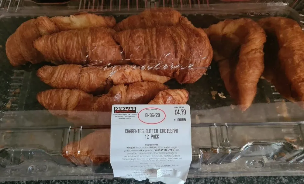 Charentes butter croissant 12 pack