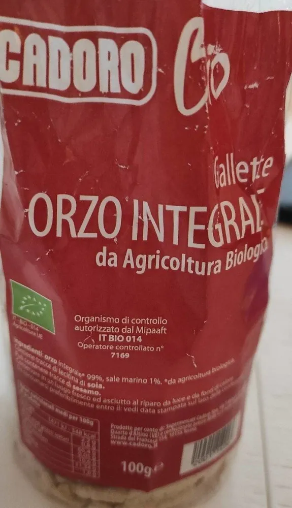 Gallette orzo integrale