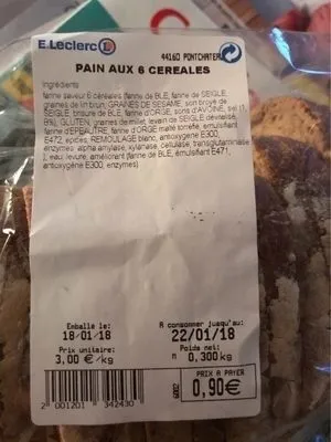 Pain aux 6 céréales