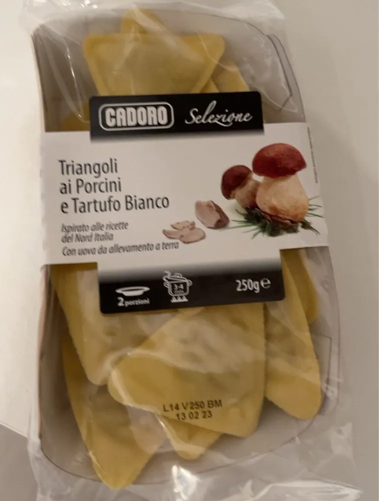 Triangoli ai Porcini e Tartufo bianco