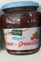 Confitures allégées fraises - groseilles
